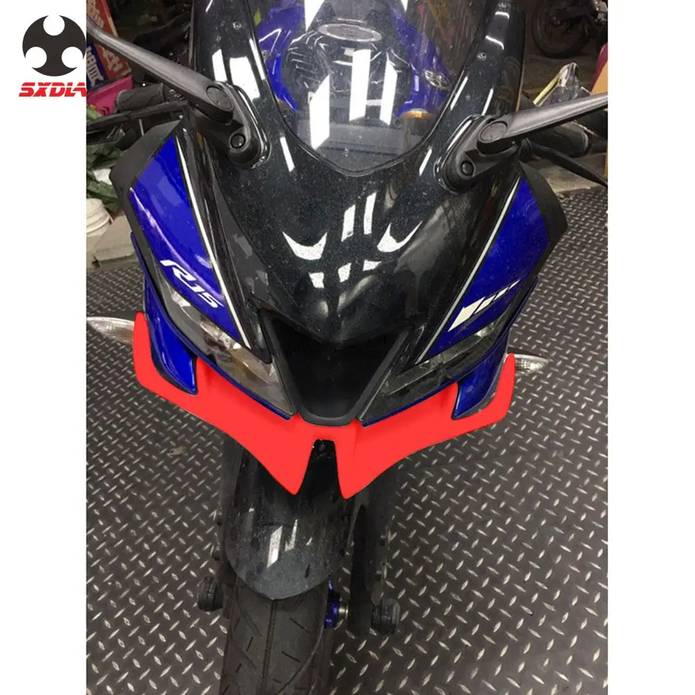 

Motorcycle Front Fairing Winglets ABS Lower Cover Protection Guard For YAMAHA YZFR15 YZF R15 YZF-R15 V3 V3.0 2017 2018 2019