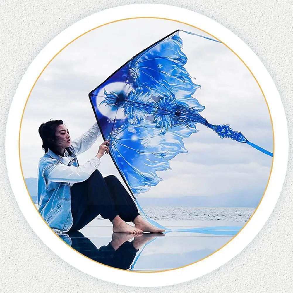 

Outdoor Toys For Children Ice & Fire Dragon Kites With String High Quality Ripstop Albatross Kite Large Animal Shape Flying L8w3