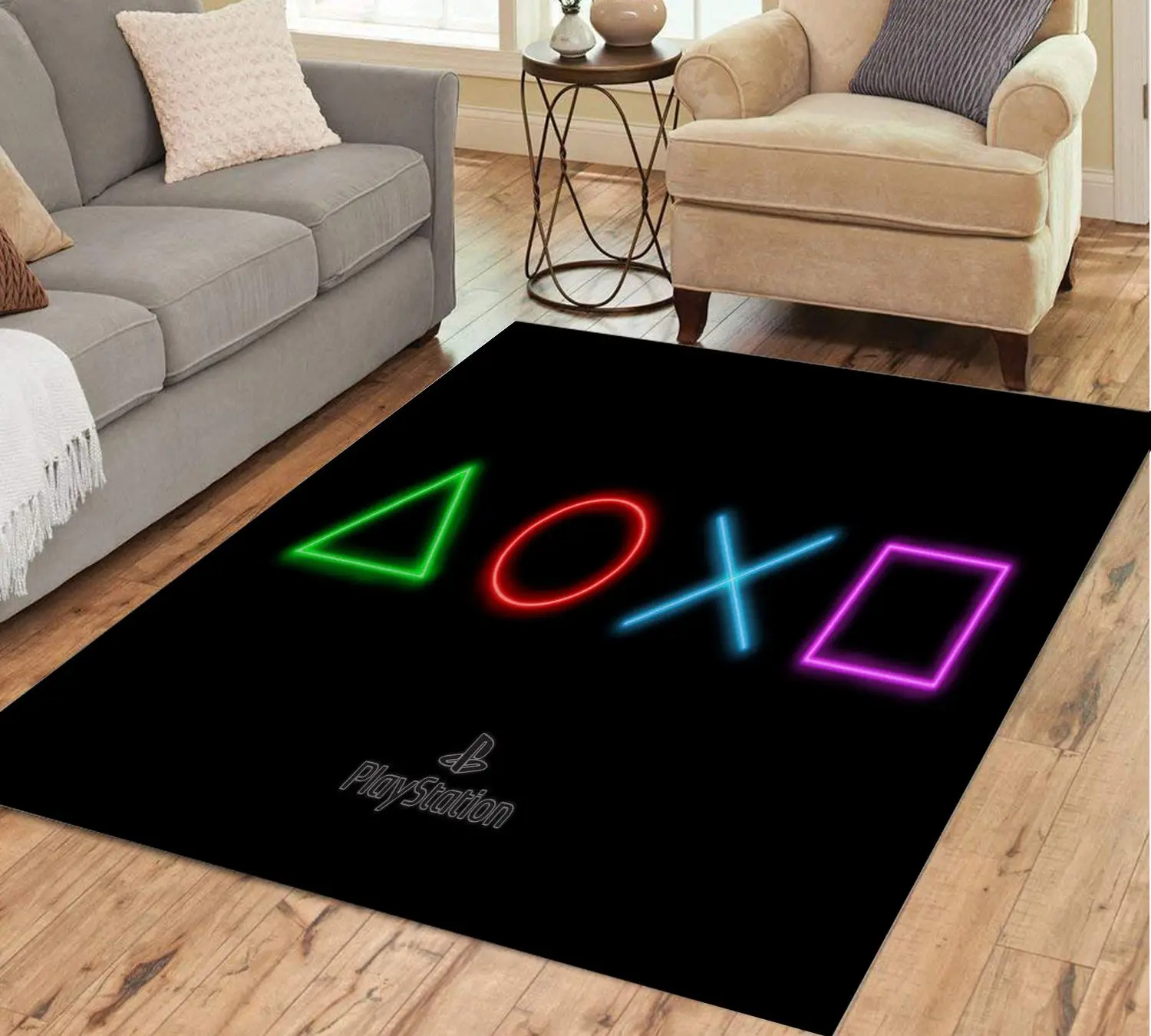 New Game Button Series Personalized Art Floor Mat Door Small Carpet Non-slip Sheet Living Room Home Decoration | Дом и сад