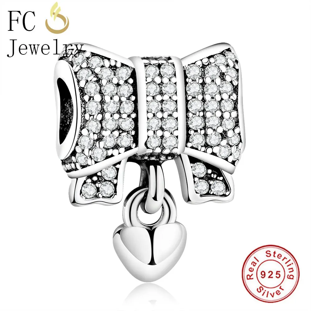 FC0418 FC ювелирное изделие, браслет Pandora, 925 серебро, животное, фрукты, цирконий, лист, цветок, бусина, для создания рефлексиона, для женщин, Berloque - Цвет: FC0418