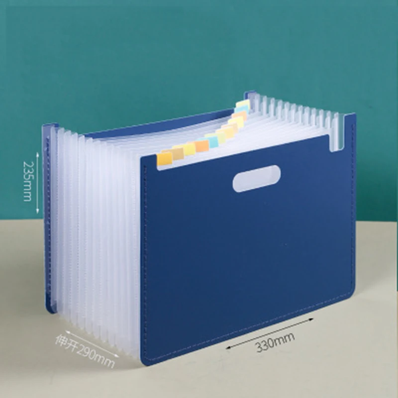 Настольная папка формата А4 коробка для хранения бумаги многослойная удлинения