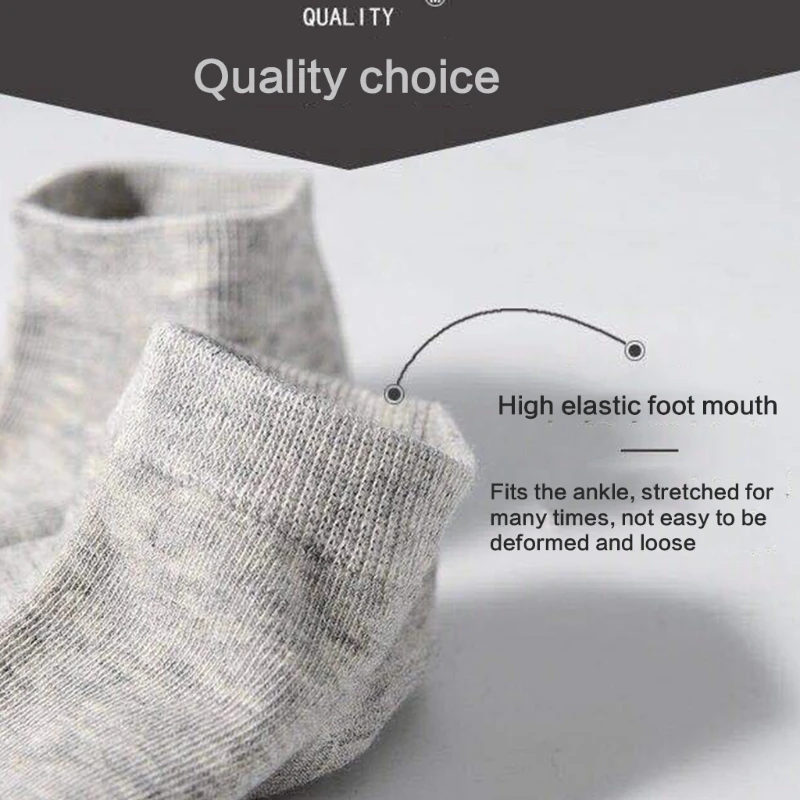 

Носки хлопковые низкие однотонные для мужчин и женщин, простая дышащая эластичная одежда, спортивные короткие до щиколотки для бега, 5 пар