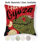 Наволочка Dorohedoro с аниме Кайман ест гиоза наволочка из хлопка и льна наволочка Кайман дородро гиоза аниме Weeb