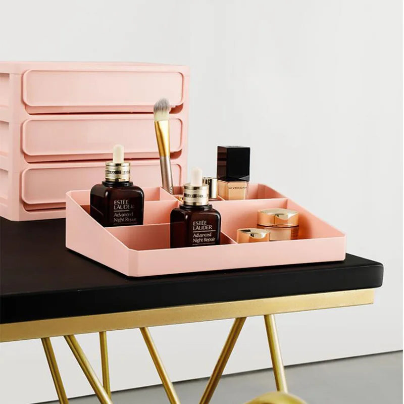 Настольный ящик для хранения косметики домашняя многофункциональная стойка