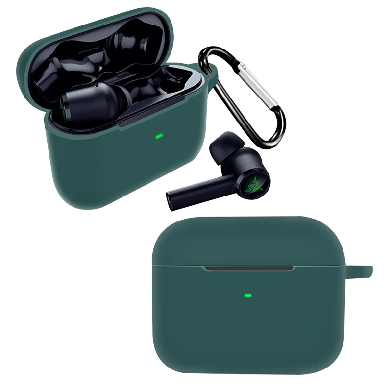 Мягкий силиконовый защитный чехол для Razer hammer Head True Wireless Pro водонепроницаемый