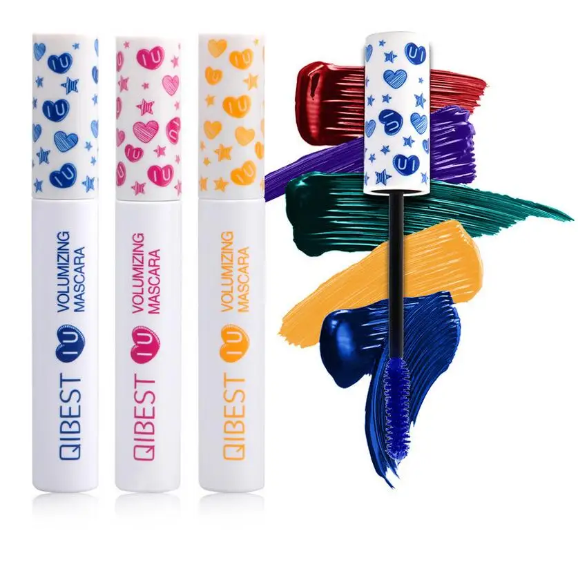 

Color Mascara Long Lasting Professional Eyes Makeup Waterproof Cosplay Curling Black Mascara Make-up Beauty Cosmetic T0506