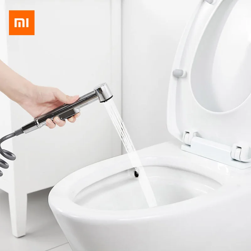 xiaomi стальной Туалет ручной Биде опрыскиватель-кран Биде опрыскиватель пистолет туалет спрей для ванной самоочищающийся душ