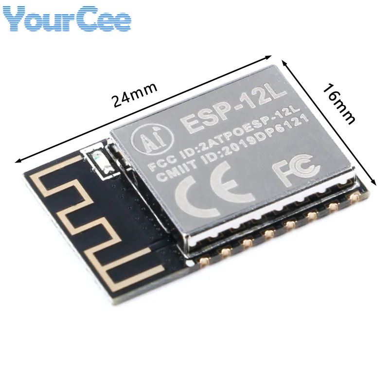 ESP-12 ESP-12L ESP8266 последовательный беспроводной модуль Wi-Fi SMD на борту Anntena 3-3 6 В