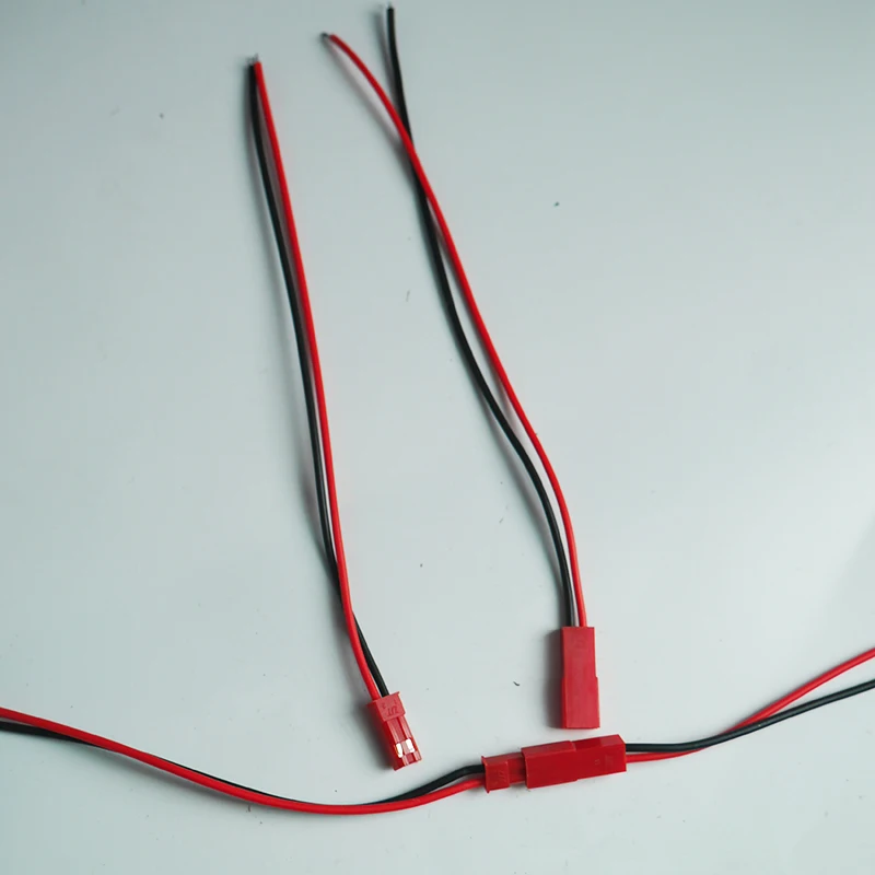 Оптовая продажа 50/100 шт./упак. 2 Pin JST SM кабель Мужской/Женский Разъем для RC BEC