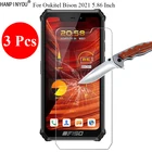 Закаленное стекло 3 шт.лот 9H 2.5D, Защита экрана для Oukitel Bison 2021 F150 5,86 дюйма, защитная пленка + инструменты для очистки