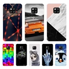 Чехол для Huawei Mate 20 pro, силиконовый чехол-бампер для Huawei Mate 20 X, противоударный чехол с милым котом для mate20