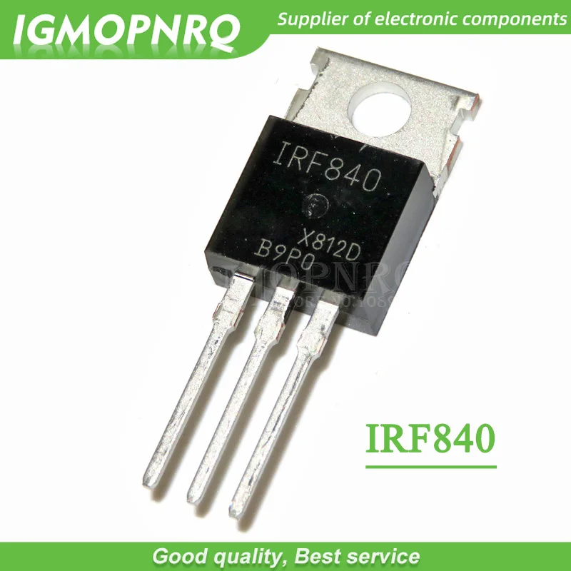 10 шт. IRF840 IRF840PBF TO-220 MOSFET N-Chan 500 в 8,0 ампер