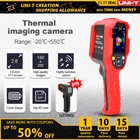 UNI-T Инфракрасный Тепловизор UTi165A IP65, 19200 пикселей, температурный сканер, электрическая термокамера для осмотра