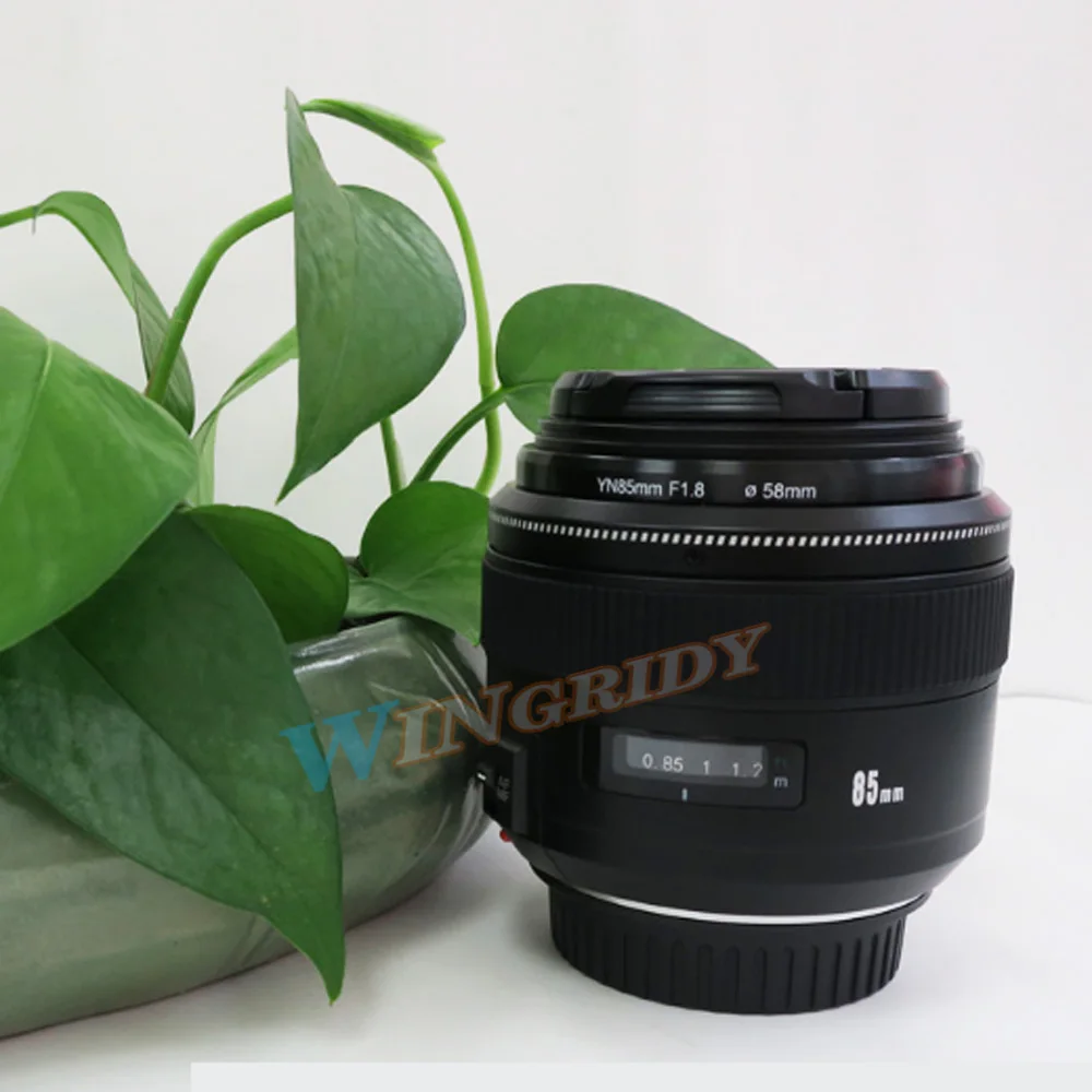 YONGNUO YN85mm F1.8 объектив камеры для Canon EF крепление EOS 85 мм AF/MF Стандартный Средний