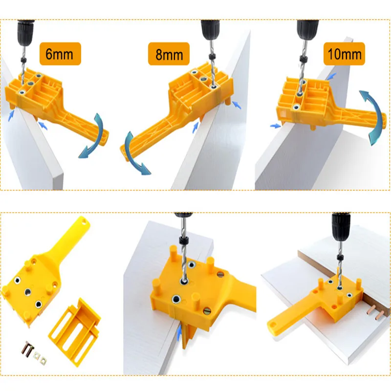 Джиг для дюбелей 6 8 10 мм сверла дерева из быстрорежущей стали джиг