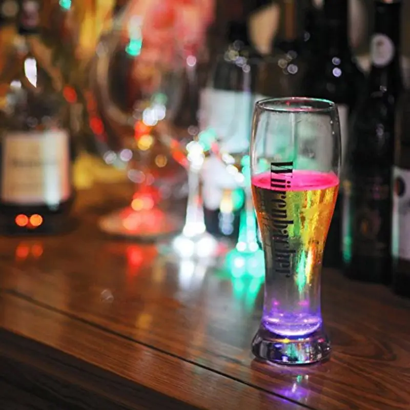 Светодиодный мини-светильник для бутылок рождественские Стикеры вечерние