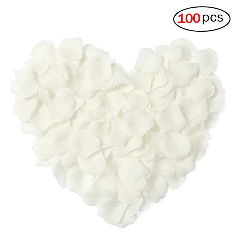 2000 шт./лот искусственные лепестки роз красочные свадебные романтические