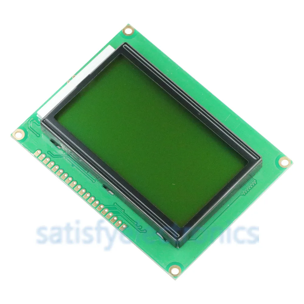Графическая ЖК-подсветка ST7920 5V 12864 128x64 Dots зеленая желтая задняя подсветка 1 шт. |