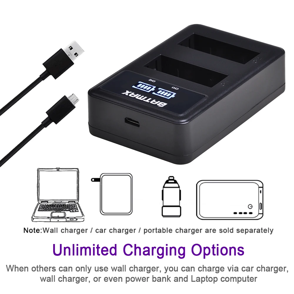 Зарядное устройство BLS5 Bls50 1 шт. светодиодный с двумя USB-портами зарядное для Olympus 5