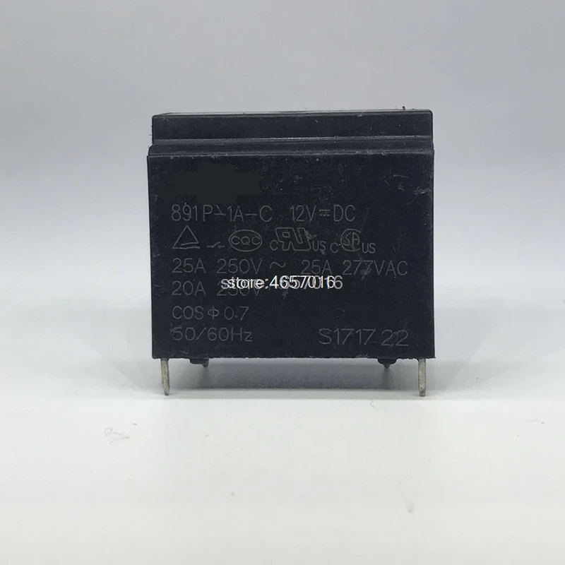 

10PCS/LOTRelay 891P-1A-C 12VDC 24VDC DC12V DC24V 4-pin 25A