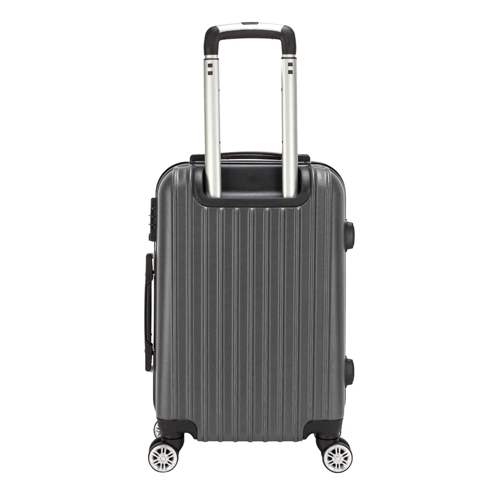 【Sinor】20 inch Waterproof Spinner Luggage Travel Business Large Capacity Suitcase Bag Rolling Wheels Gray Color US Free Shipping