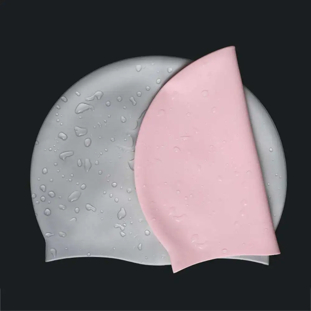 2 шт. шапочка для плавания эластичная Водонепроницаемая нейлоновая Защитная