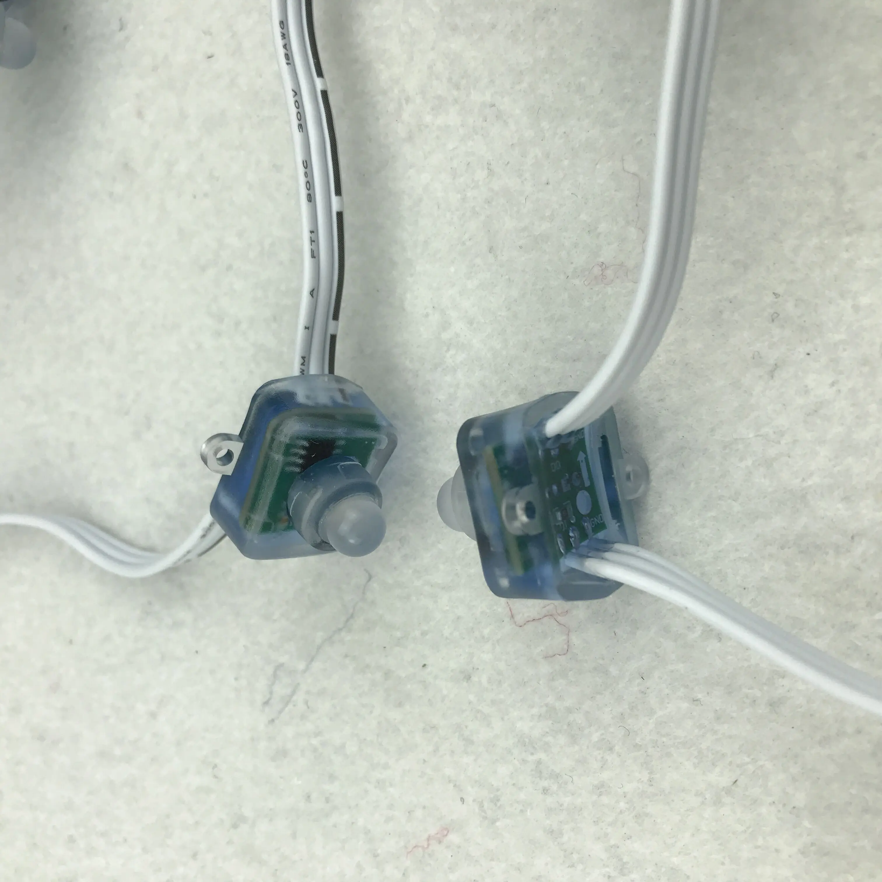 100 шт./компл. квадратный пиксельный узел светодиода WS2811 RGB с регулируемым типом 12 В