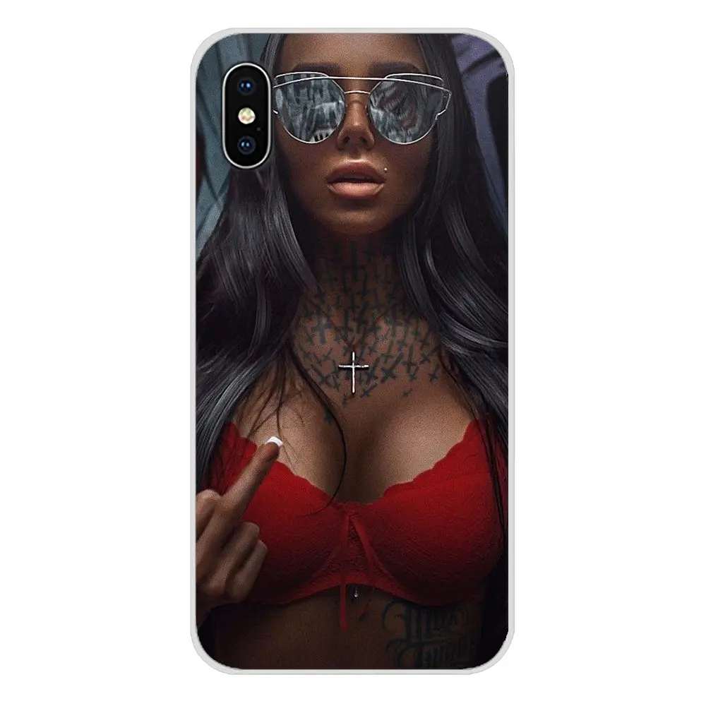 Сексуальные аксессуары для татуировок на рукавах чехлы телефонов Samsung A10 A30 A40 A50 A60