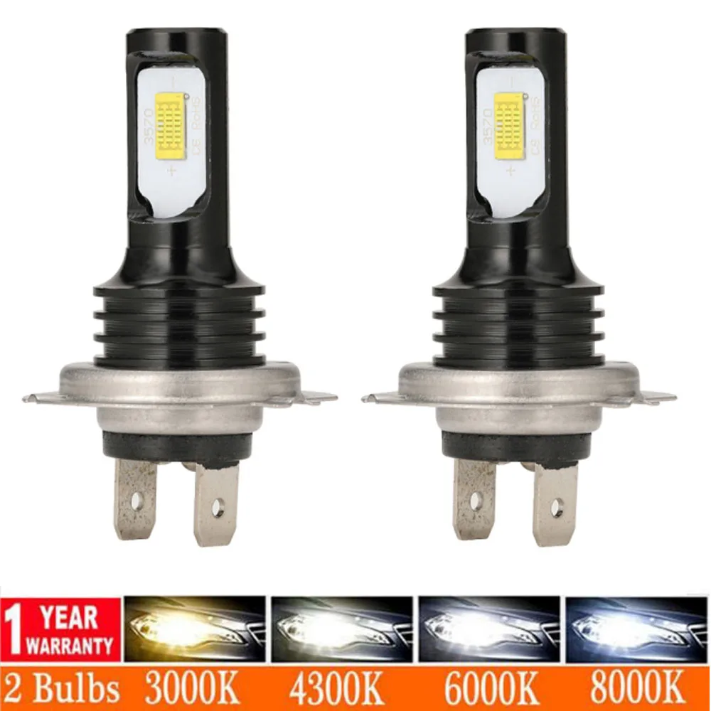 Светодиодный ные лампы для автомобильных фар противотуманные H4 H7 H11 H8 HB4 H1 H3 9005 HB3