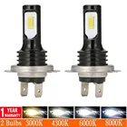 Светодиодный ные лампы H4, H7, H11, H8, HB4, H1, H3, 9005, HB3, 9006, HB4, 9012, H9, 80 Вт, 12000LM, автомобильные аксессуары, 6000K, СВЕТОДИОДНЫЙ противотуманные светильник ры