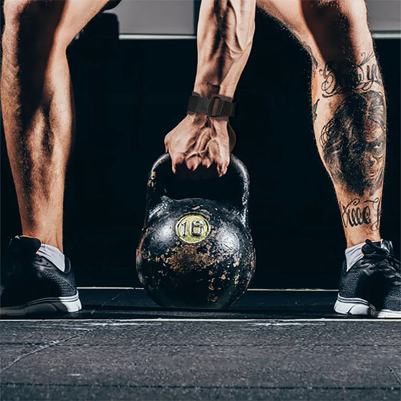 1 пара тренировочных перчаток для тяжелой атлетики из воловьей кожи женщин и