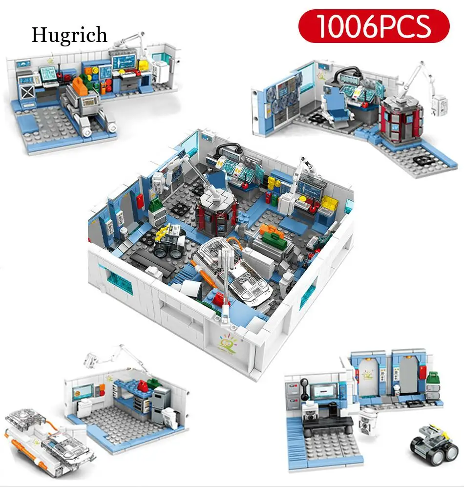

1006Pcs Wandering Earth Aerospace Laboratory Space Station Building Blocks City Scientist Figures Bricks Toys Children