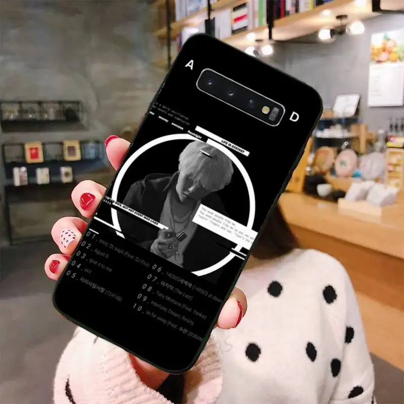 

Agust D Phone Case For Samsung A50 A51 A71 A20E A20S S10 S20 S21 S30 Plus ultra 5G M11 funda shell