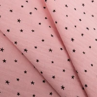 100x135cm crepe star texture cotton fabric make shirt dress underwear diy apparel sewing fabric