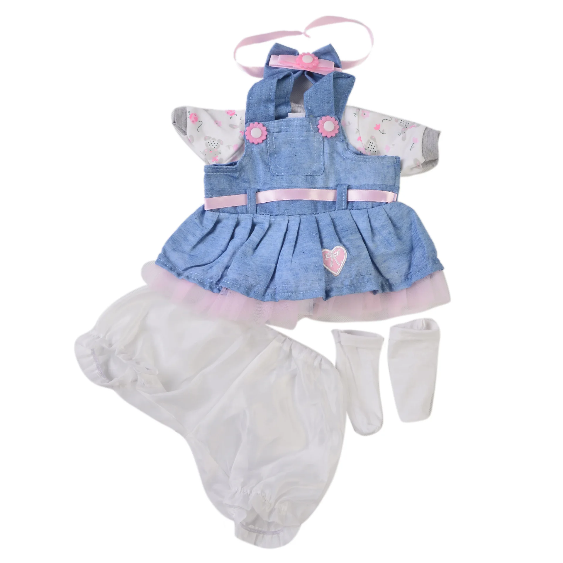

Baby Clothes 16-19 inch Baby Dolls Clothes For 40cm- 48cm Boy Girl Doll Bebe reborn New Born Doll Accessory Baby Girl Gift