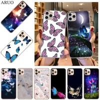 phone case for iphone 13 12 11 pro xs max 7 8 6 6s plus 13mini se2020 x xr dreams flower butterfly soft tpu silicone cases cover