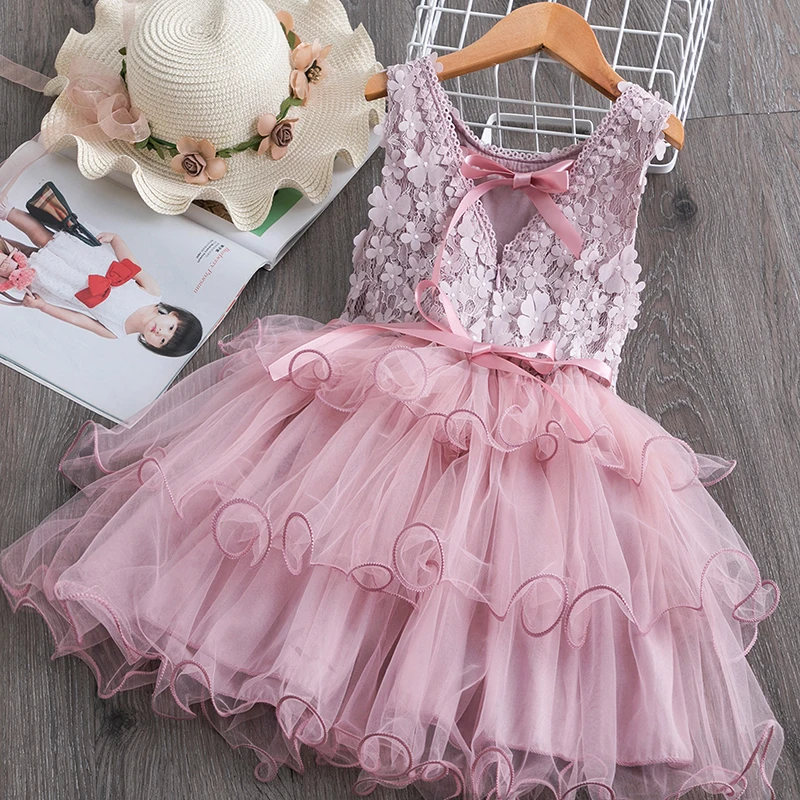 Женское свадебное платье без рукавов с цветочным рисунком летнее 2021 | Детская