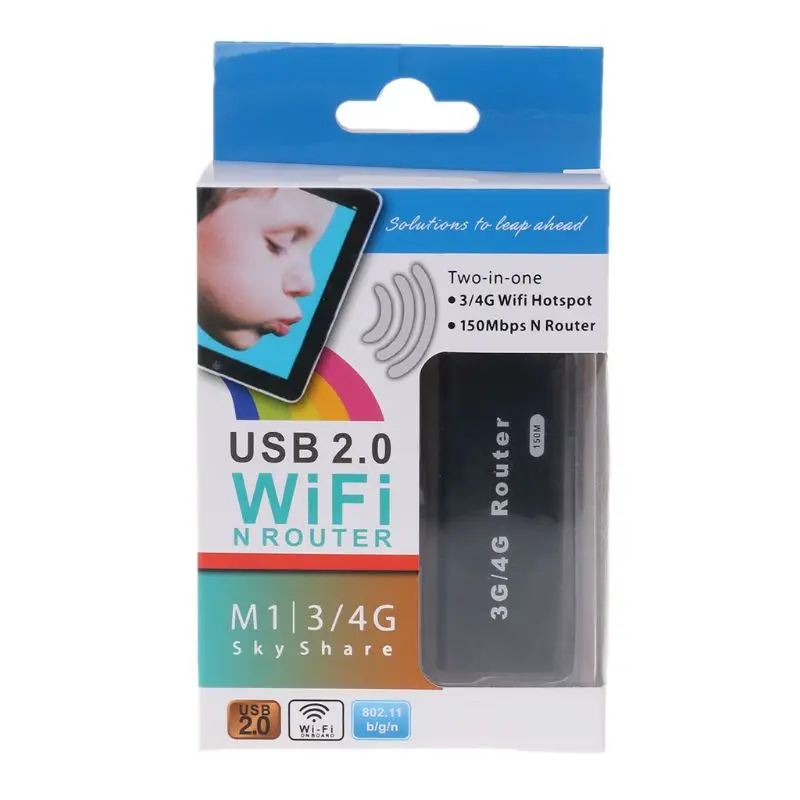

Mini Portable 3G WiFi Wlan Hotspot AP Client 150Mbps USB Wireless Router new