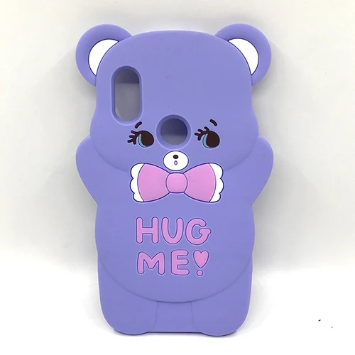 Чехол для Xiaomi Redmi Note 7, чехол для Redmi Note 7, Силиконовый противоударный чехол с желтой уткой, единорогом, котом, чехол для телефона s, Xiomi Redmi Note7 - Цвет: Bear Purple