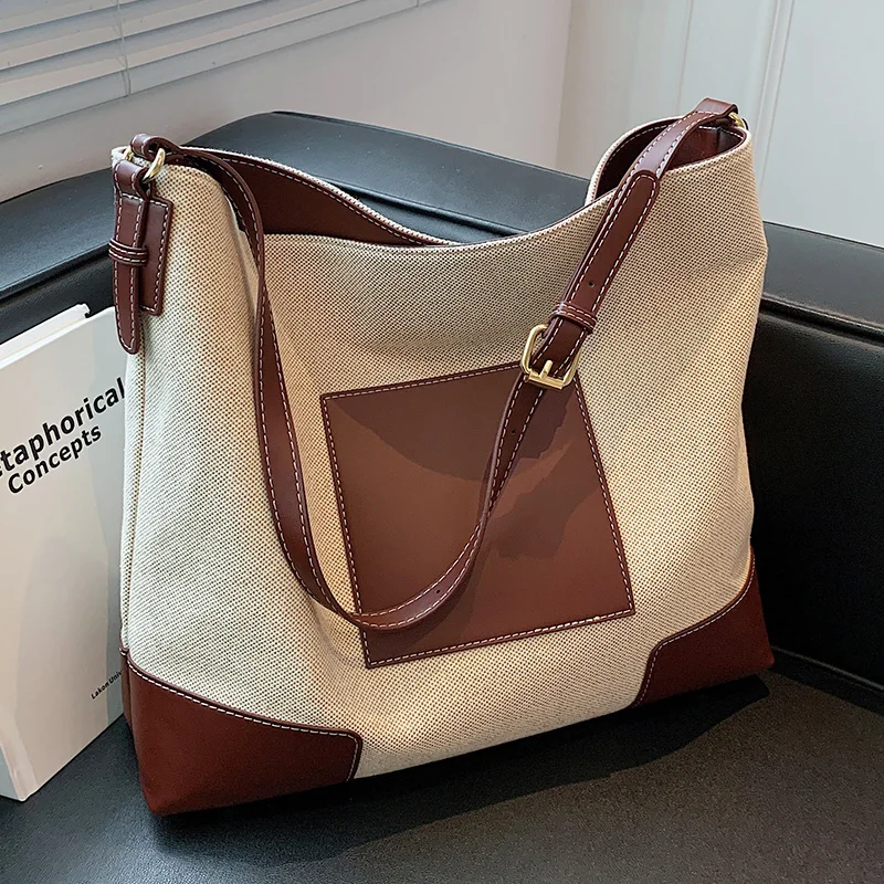 

Large Weaving Shoulder Bags for Women 2021 New Luxury Designer Tote Bag Ladies High Quality Handbags Big Popular Women's Bag Sac