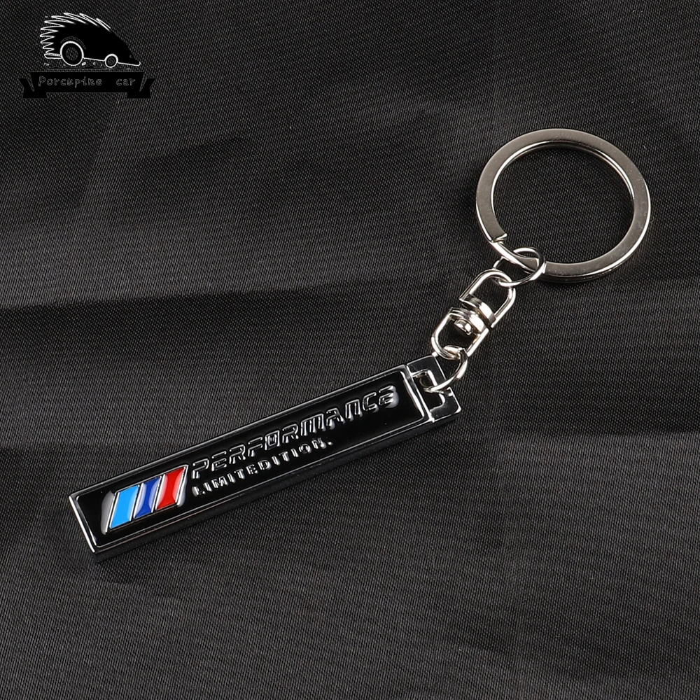 M Performance Metal Car Styling Power Emblem Keychain Key Chain Rings For BMW 1 2 3 4 5 6 7 X1 X3 X4 X5 X6 e46 e90 f30 e60 e39