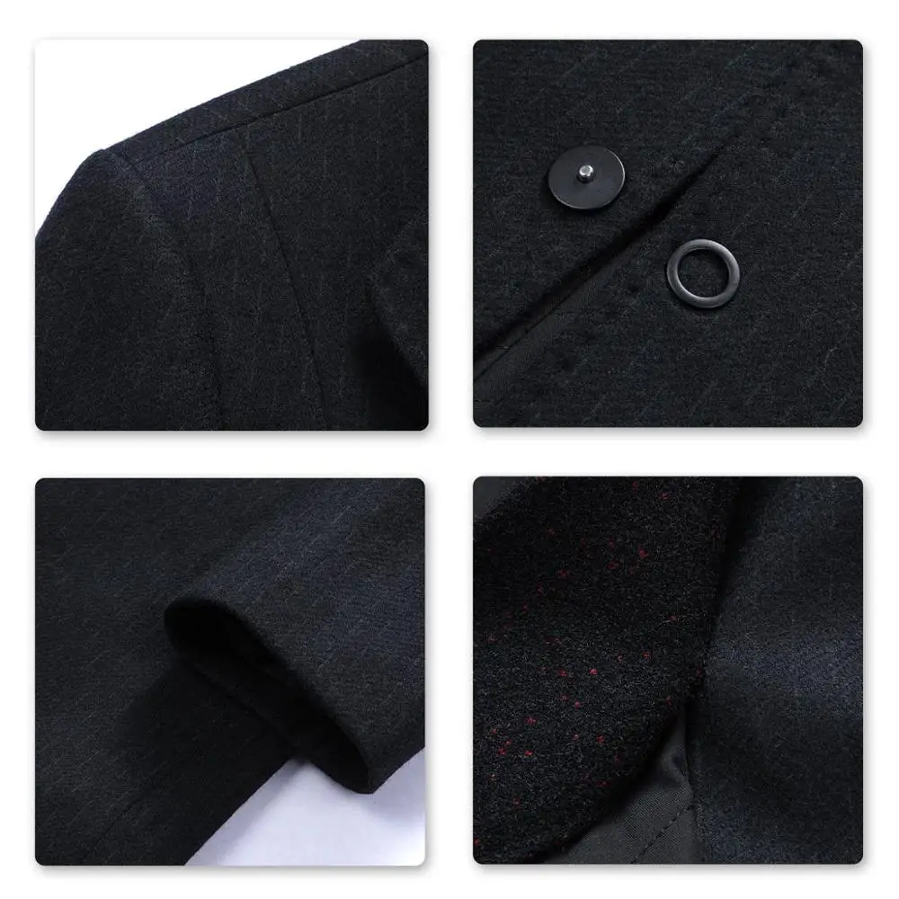 Мужское пальто в полоску yunклос для весны/зимы куртка Азиатского размера