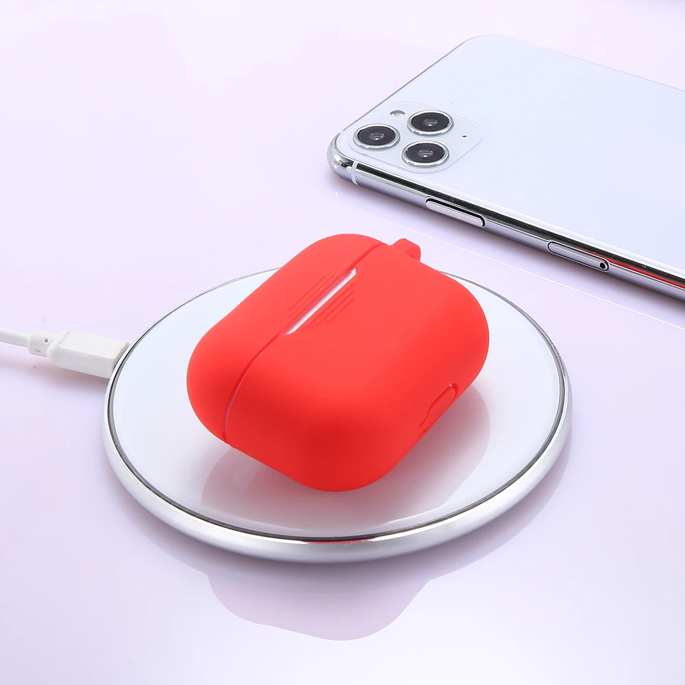 Силиконовый чехол для Airpods Pro беспроводной с Bluetooth apple airpods pro наушников Air Pods 3 чехлы