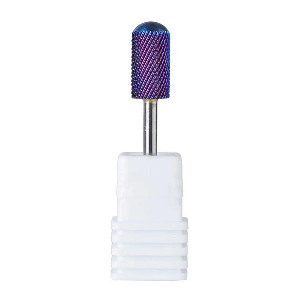 Серебристый Набор сверл для ногтей для очистки кутикулы роторные фрезы для электрического маникюра и педикюра пилки для ногтей аксессуары - Цвет: Серебристый