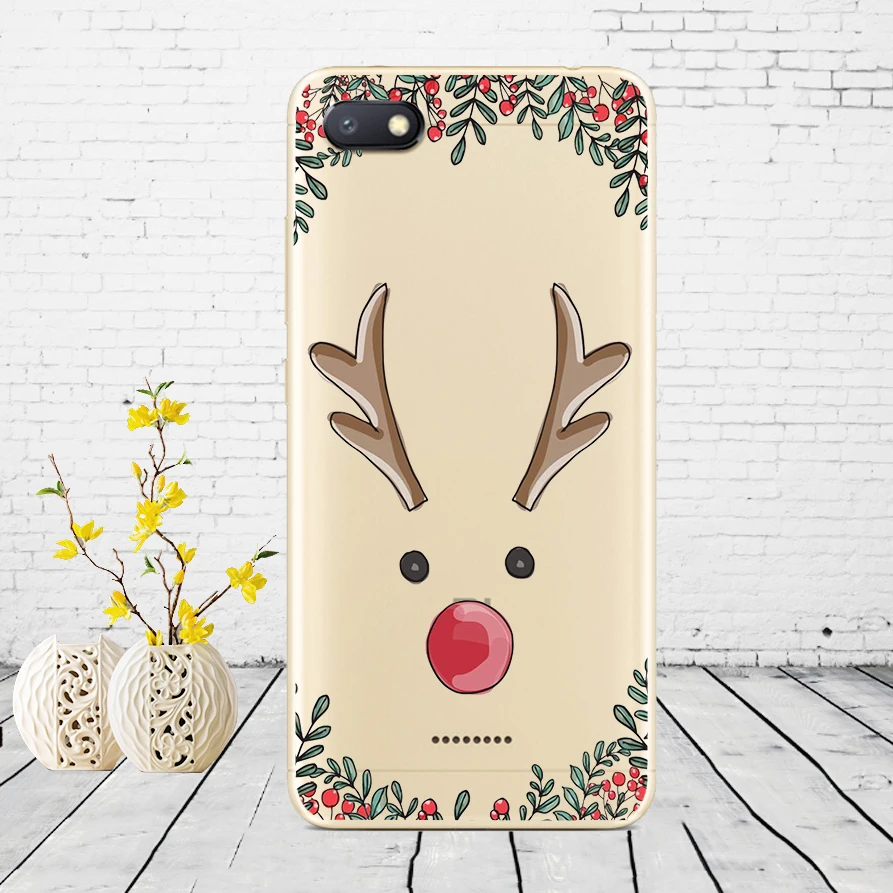 D30 Силиконовый чехол для xiaomi redmi 6a защитный чехол Мягкий ТПУ чехол для телефона Чехлы для xiaomi redmi 6A чехол бампер 6a Coque - Color: D30