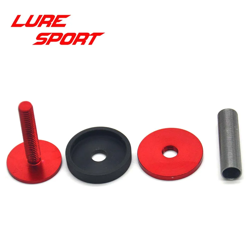 LureSport 4 шт. разобрать торце Кепки Алюминий винтовая гайка-стержень компонента
