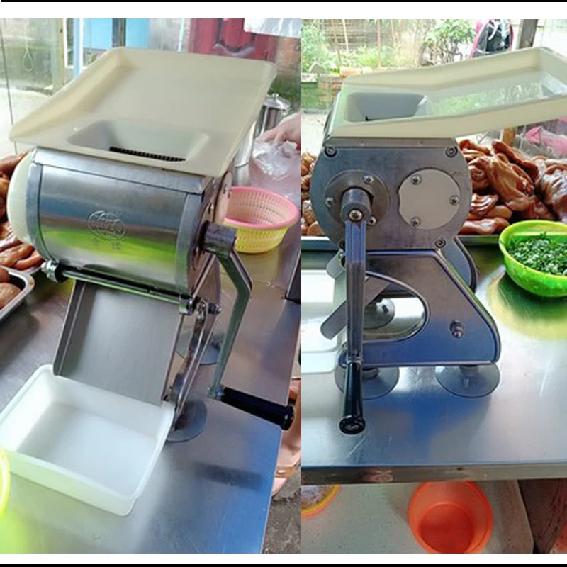

Small manual meat cutter stainless steel dicing machine one machine multi purpose high quality durable free shipping