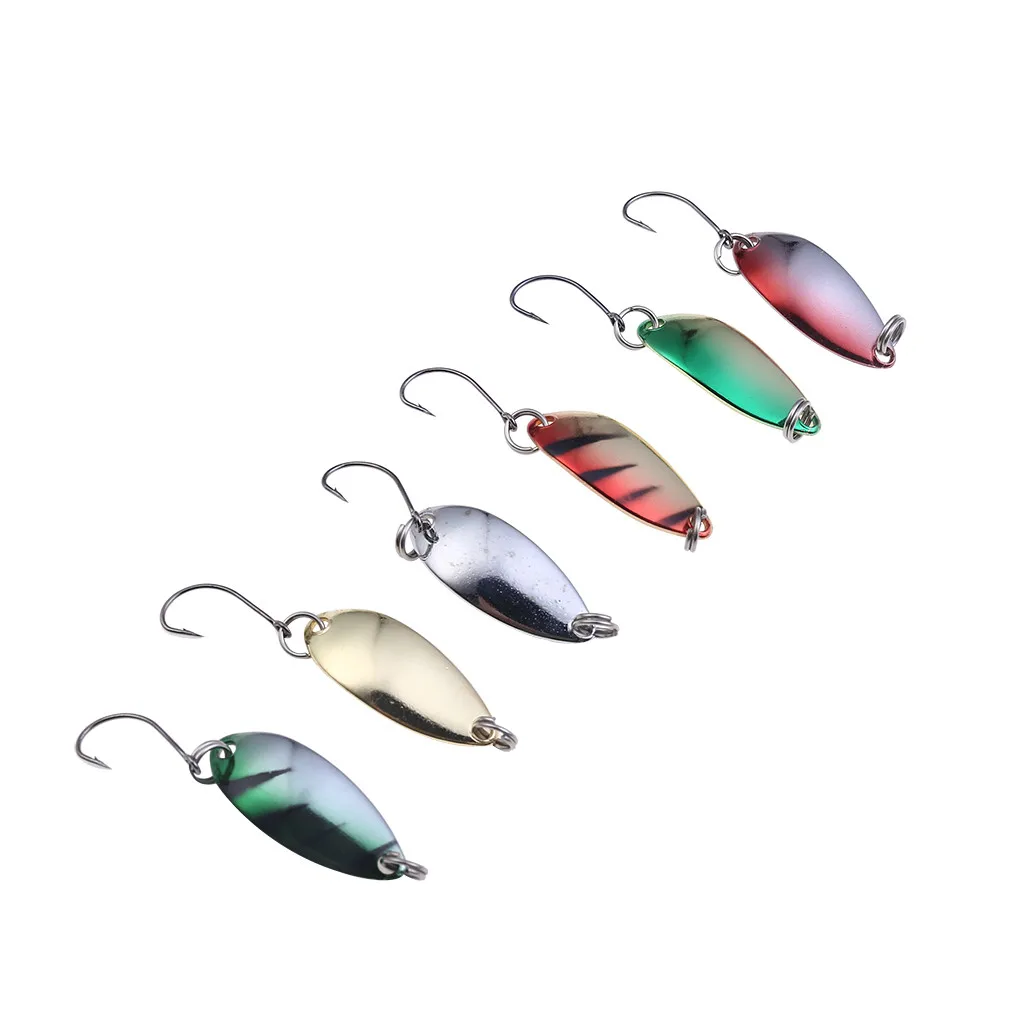 6 шт. Металлические блесны-блесны 2 5 г | Спорт и развлечения