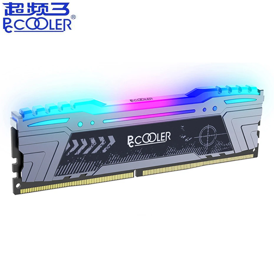 Pccooler 8GB 16GB RGB PC Память RAM Модуль памяти DDR4 8G 2666MHz ECC PC4 21300 для настольного