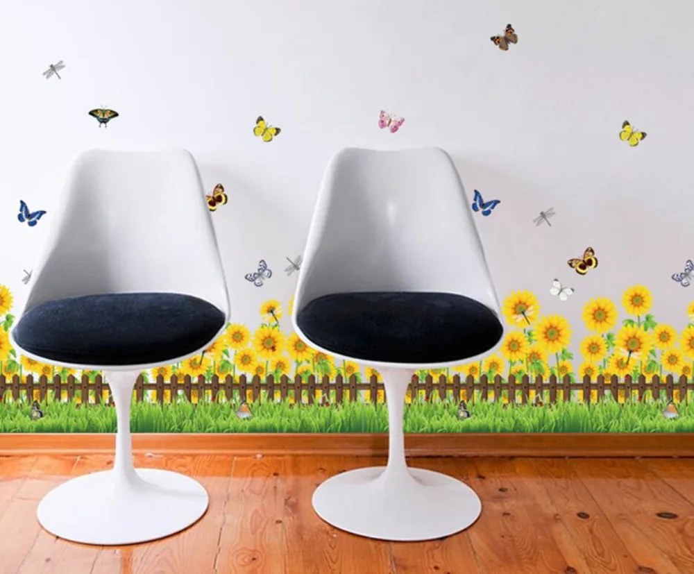 Горячие DIY настенные художественные декорации модные Романтические наклейки с